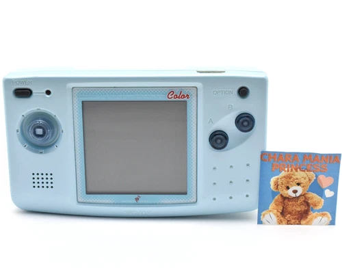 SNK Neo Geo Pocket Color Console Pearl Blue Rare Tested Good Japan Import 1999