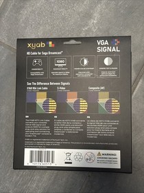 RGB+ HD Link HDMI Cable for Sega Dreamcast &ndash; XYAB Brand &ndash; 1080p Full HD - NEW