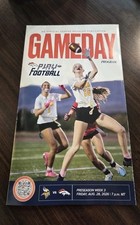 DENVER BRONCOS 2026 GAMEDAY POSTER PROGRAM MINNESOTA VIKINGS AUG 28TH FREE SHIP!