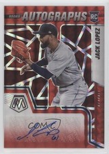 2022 Panini Mosaic Rookie Auto Choice Fusion Prizm Jack Lopez #RAM-JL Auto 00em