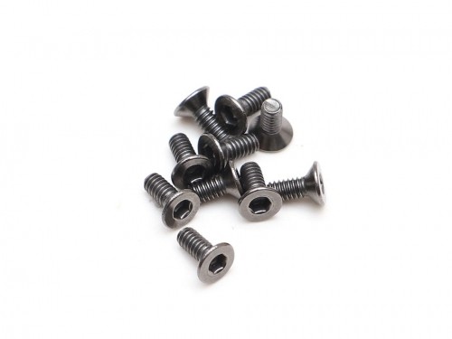 Boom Racing BRASFH2005 M2x5mm Countersunk Screw 12.9 Quality Nickel Plated (1