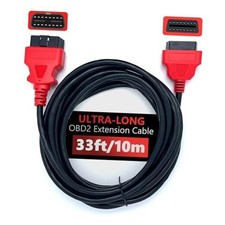 OBD2 Extension Cable Ultra-Long 33ft/10m 16-Pin OBD-II Male to Female