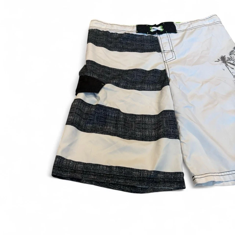 Y2K Cherokee Calavera Gráfico Board Shorts Bañador Playa Hombres XL De Colección Raro Foto 3 de 4