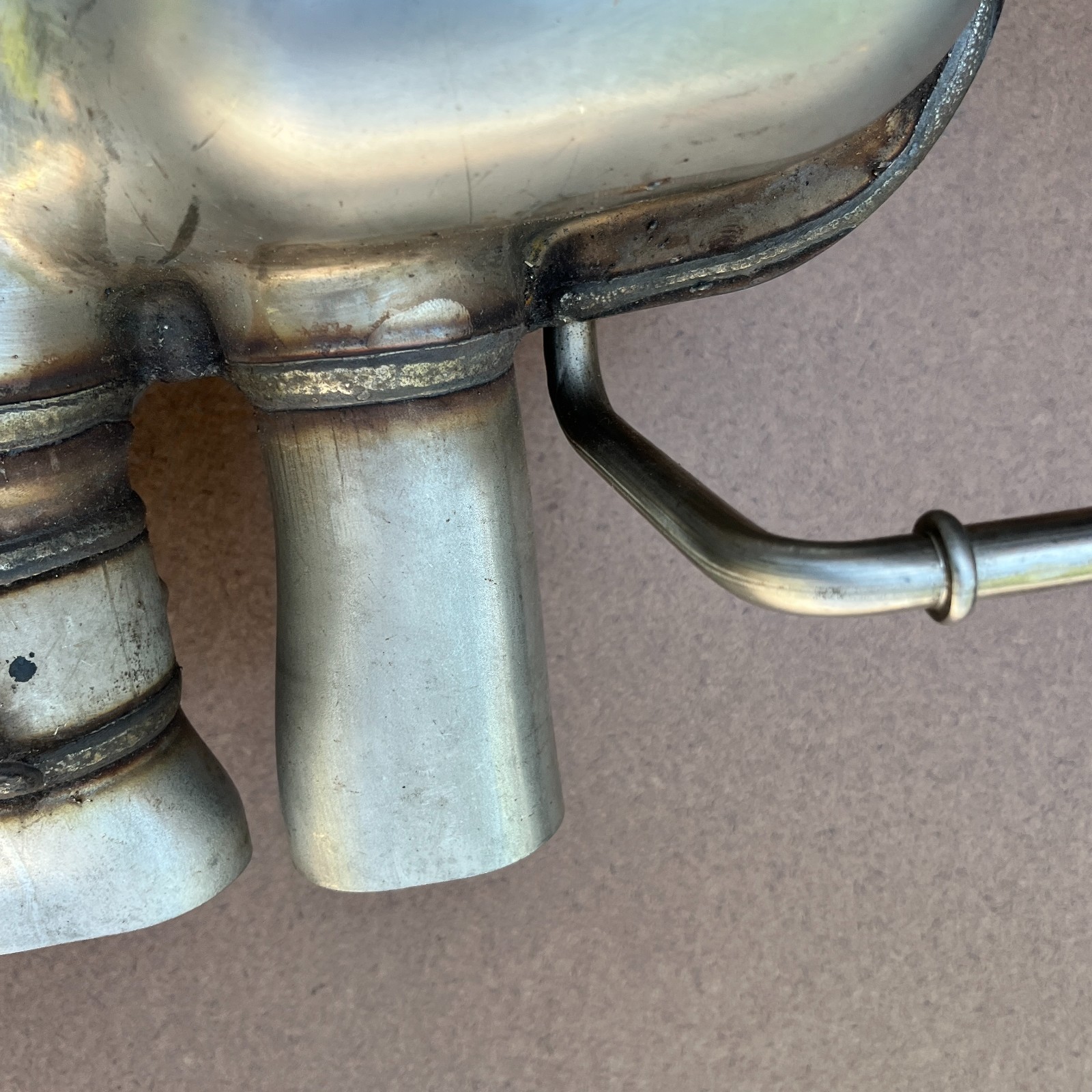 NEW Bentley Continental GT GTC Supersports LEFT exhaust muffler (takeoff) '04-13