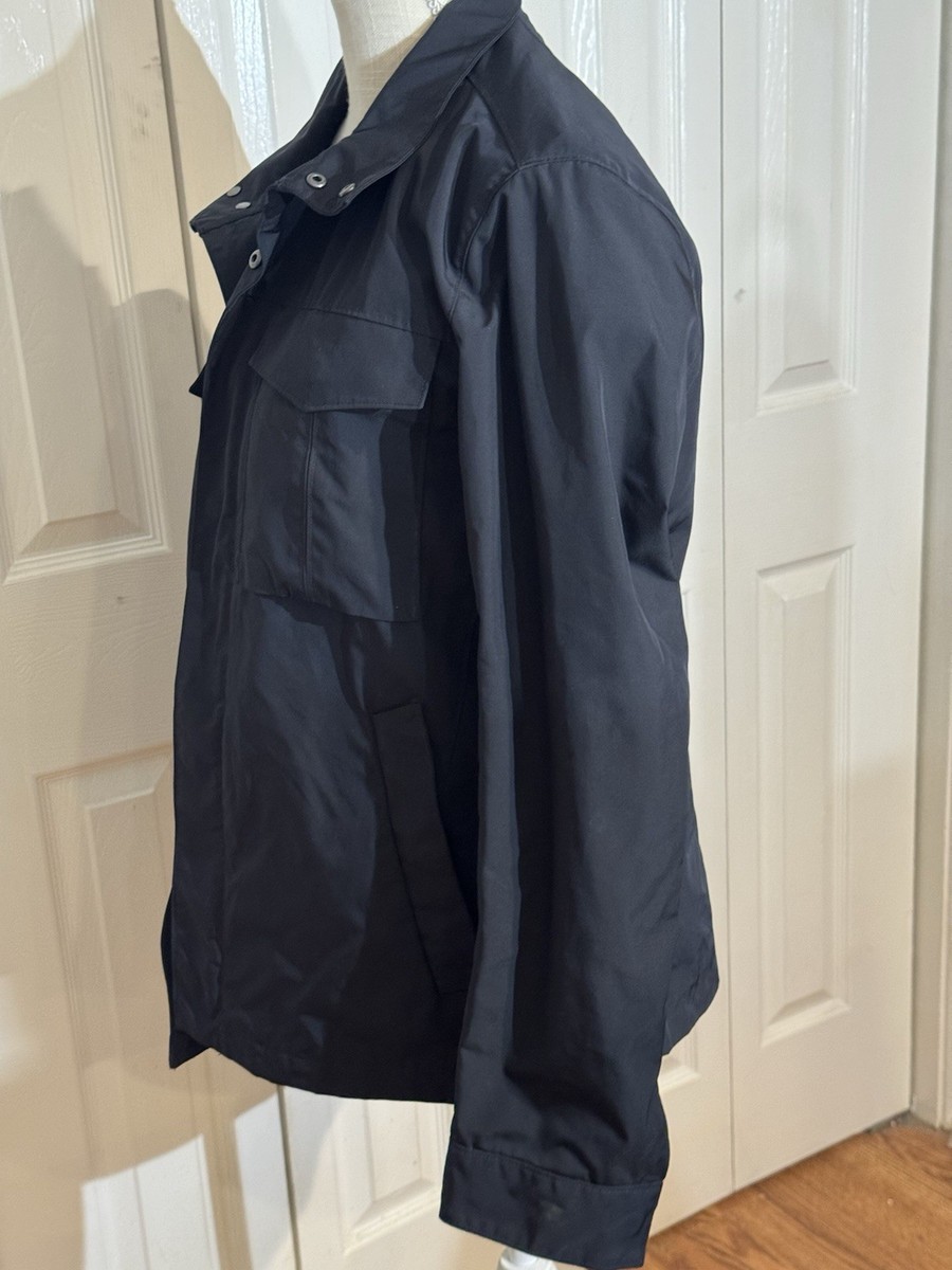 Theory 'Yost N Fuel' Canvas Jacket - Ink -Womens Medium Slim Utility View 3