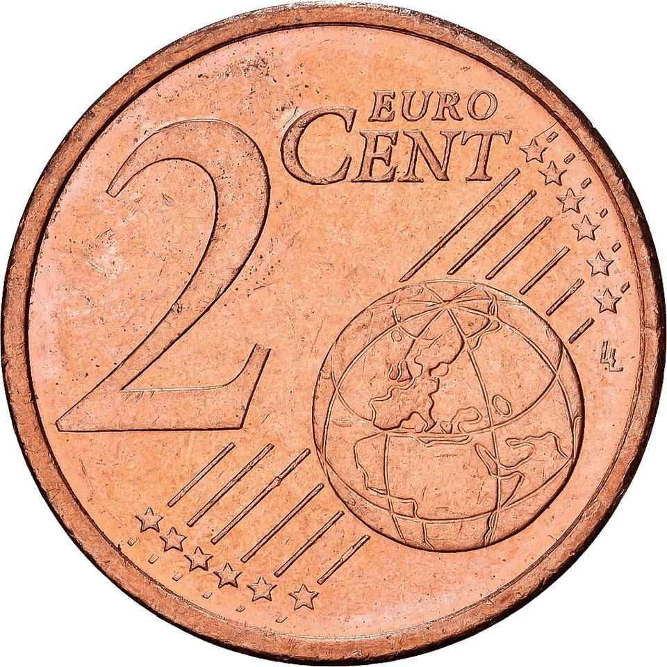 Irlande, 2 Euro Cent, 2002, Dublin, Cuivre plaqué acier, SPL+ - Photo 2/2