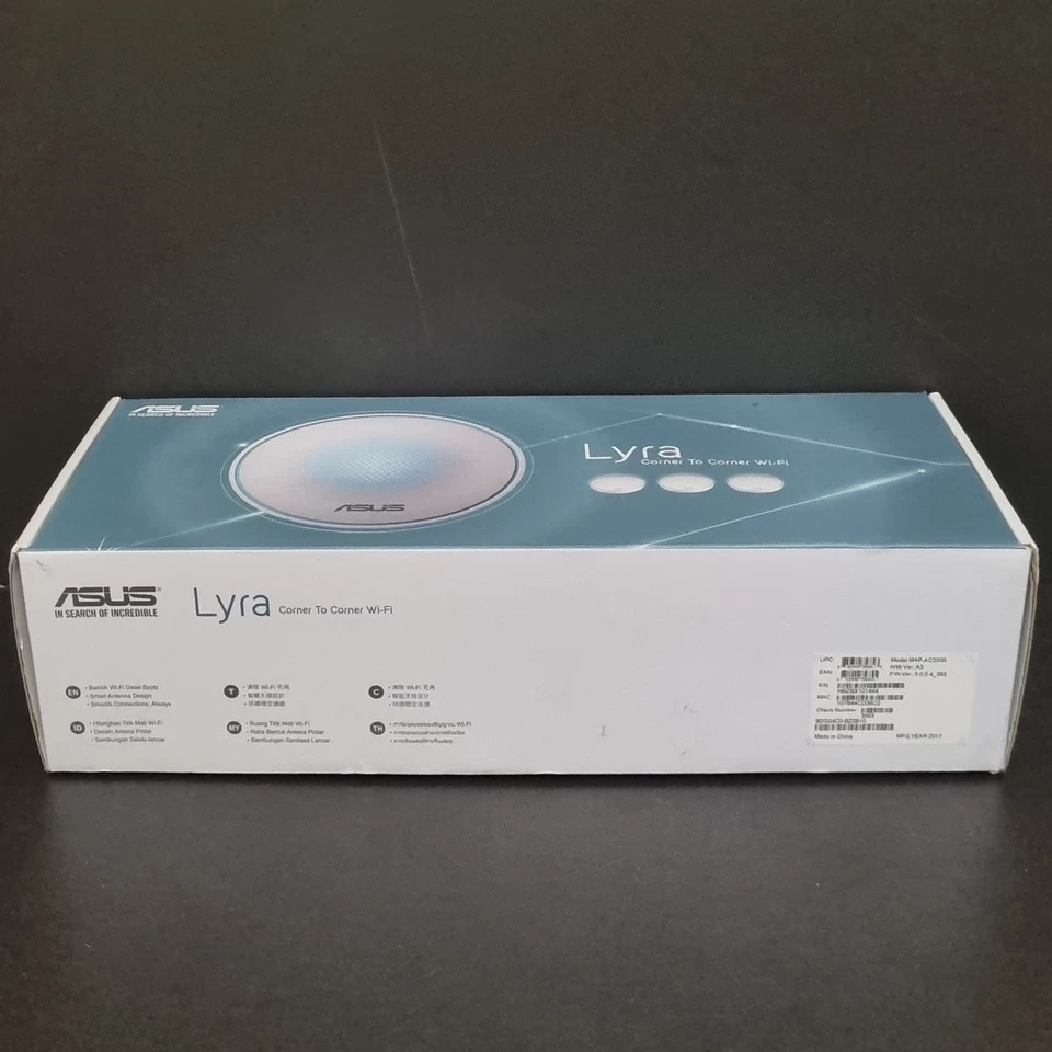 Asus Lyra MAP-AC2200 Home Wi-Fi Mesh Tri Band Router X3 Nodes Bundle Lot VGC - Image 2 of 4