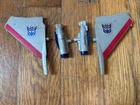 TRANSFORMERS G1 STARSCREAM LAUNCHER  RIGHT LEFT WING VINTAGE
