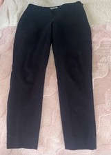 Everlane The Side-Zip Stretch Cotton Pant in Black Size 6