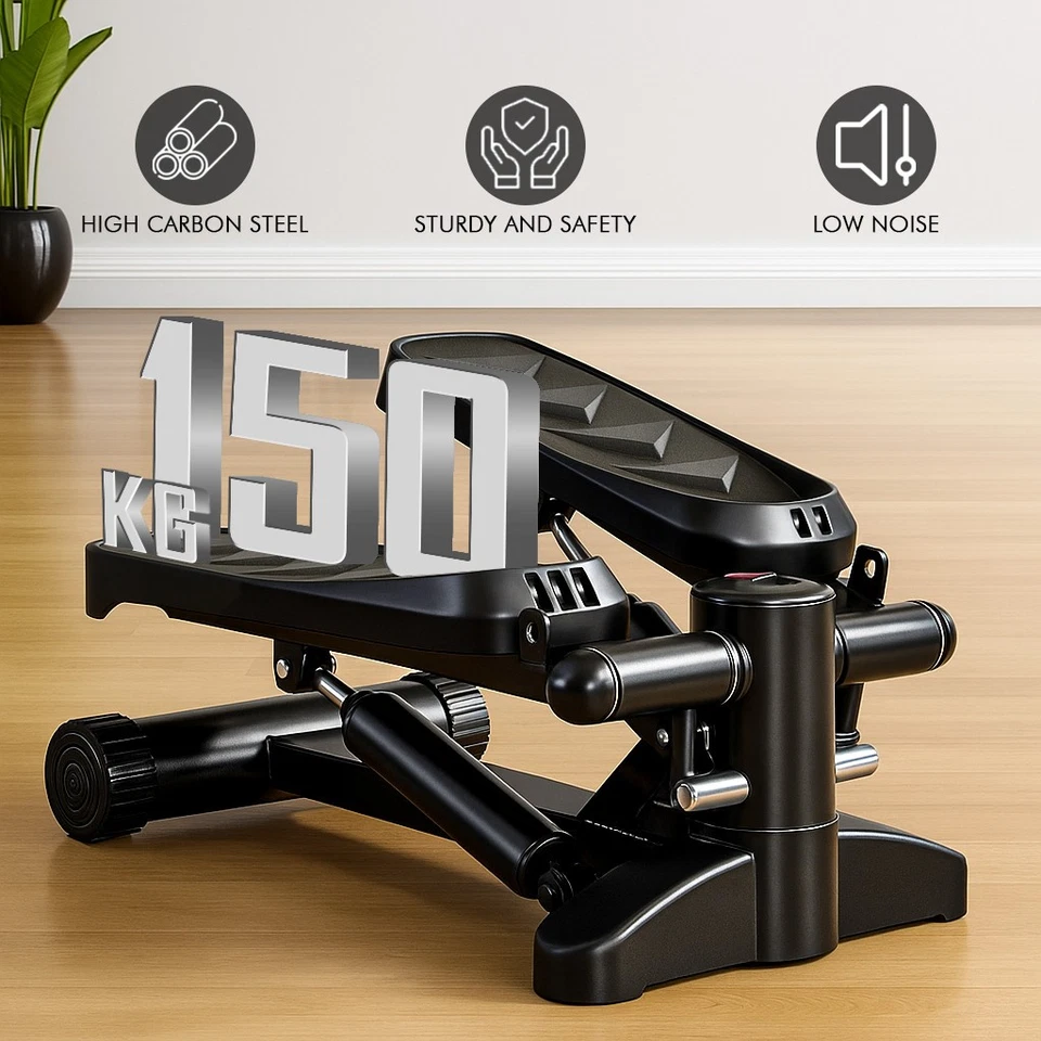 Mini Stepper Ejercicio Ejercicio Entrenamiento Máquina Hogar Cardio Compacto Fitness Pantalla LCD Reino Unido - Imagen 4 de 4