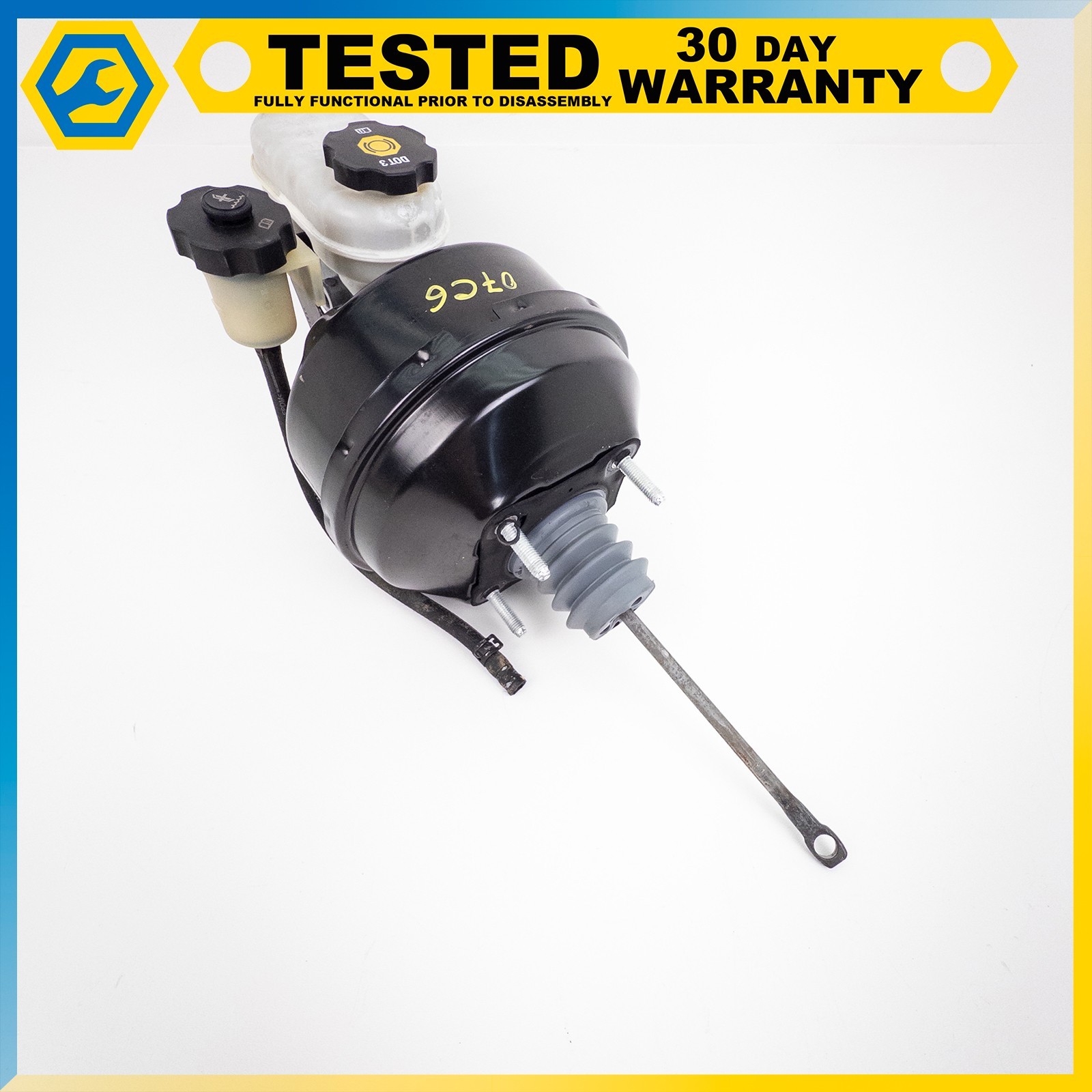 05-13 CHEVROLET CORVETTE C6 POWER BRAKE BOOSTER MASTER CYLINDER ASSEMBLY OEM