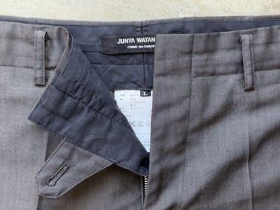 Junya Watanabe Comme Des Garcones Japan AD2009 Sharkskin Wool Blend Trouser 32 