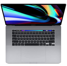 Apple MacBook Pro i7 2.6GHz 16" 2019 MVVJ2LL/A  32GB 512GB- SSD  Very Good