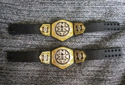 Mattel WWE Elite Current NXT Tag Team Championship 2 Title Belt Lot Belts 2025