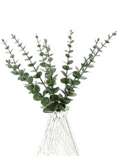Green Artificial Eucalyptus Leaves 10pcs For Vase Wedding DIY Wreath Decor