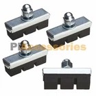 4 Pcs 2 Pairs High Grade Cycling Bicycle Bike Bolt On Brake Pads 40mm Rubber Pad