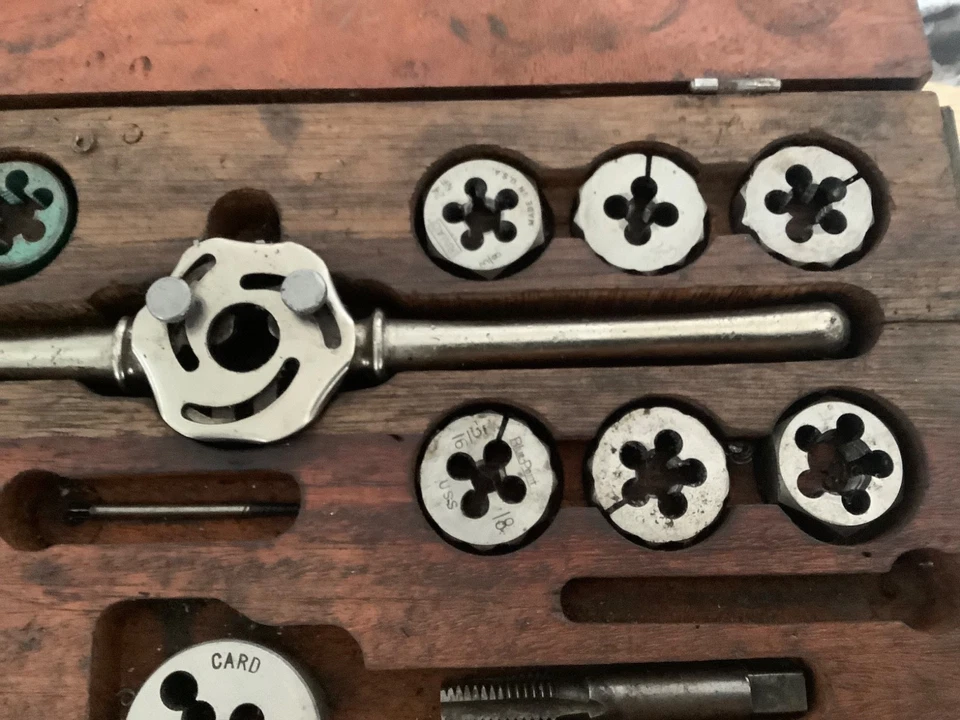 Snap on blue point TD-2400 кран и набор штампов деревянная коробка винтажный старый деревообработчик - Изображение 3 из 4