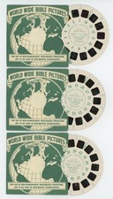 World Wide Bible Pictures 14 Scene View-Master Reels Lesson 3 Not 3-D Non-Stereo