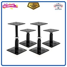 4 Pack Adjustable Support Jacks Heavy Duty Screw Jack Stand 4 To 7 Inch Floor