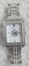 Brighton DIAMOND BAR Lg Face Silver Crystals ...
