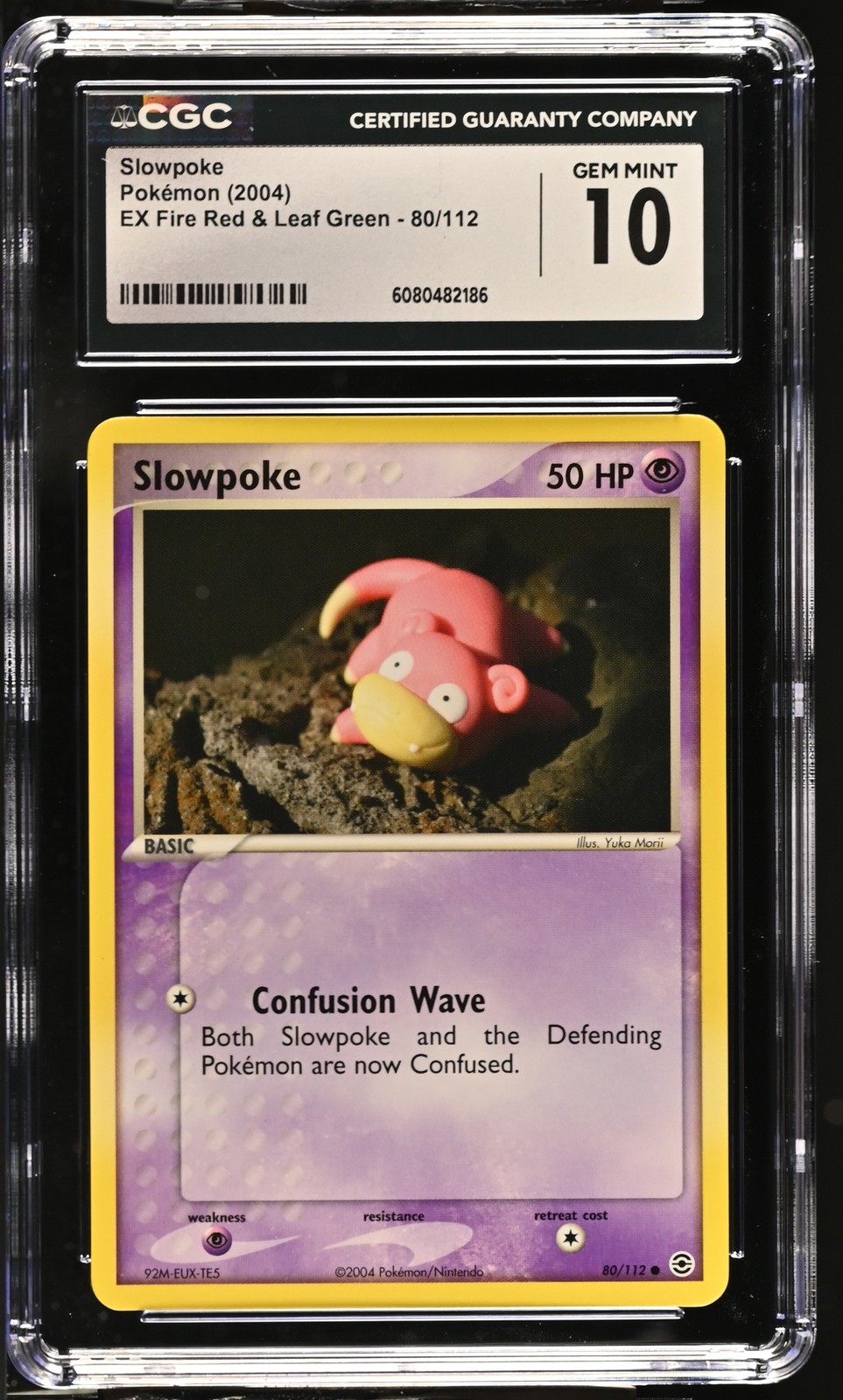 Slowpoke Ex Fire Red & Leaf Green 80/112 CGC 10