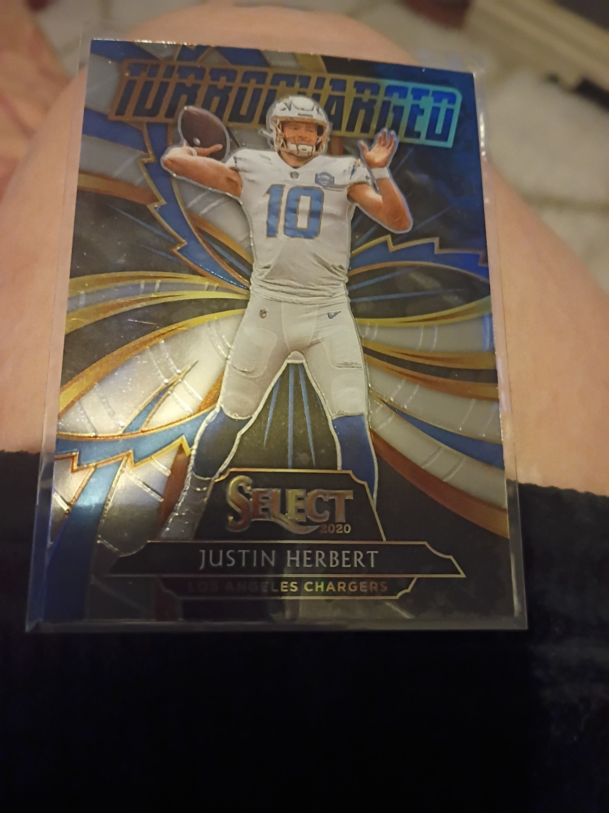 2020 Panini Select - Turbocharged Justin Herbert #T24 (RC)