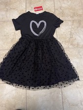 PATPAT Girl's Tulle Dress Fairy Tutu Short Sleeve Mesh Bday Princess Dresses