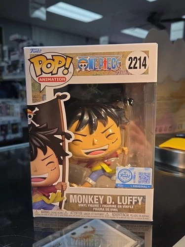 Funko Pop! Vinyl: One Piece - Monkey D. Luffy Exclusive #2214 Ships W/ Protector