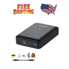 Ultra-Compact 15000mAh 12V Rechargeable Power Bank with PD45W Fast Charging
