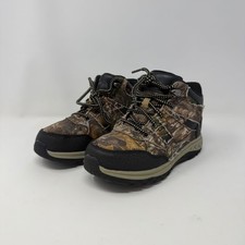 Ozark Trail Boys Realtree Edge Camo Hiking Boots Brown Black Size 1 YOT45CJ517