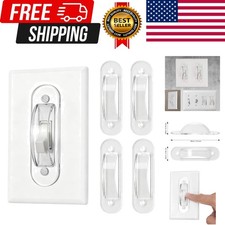 Wall Switch Guards Plate Covers Child Safety Security Home Decor 4 Pack, Clea...