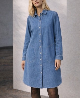 Part Two Nuria Chambray Midi  Shirt Dress