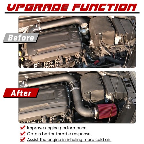 Cold Air Intake System For 2020 2025 VW Golf GTI MK8 2.0L TSI EA888 evo4 - Picture 4 of 17