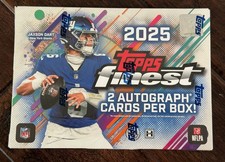 2025 Topps Finest Football NFL Factory Sealed Hobby Box In Hand Ready to Ship