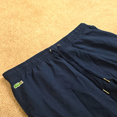 Lacoste Sport Herren Trainingshose Schwarz Gr. XL Schrittlänge 76 cm Kordelzug
