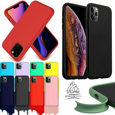 Für Apple iPhone 14 13 12 Gorilla Tech Original Soft Silikon Case Hülle