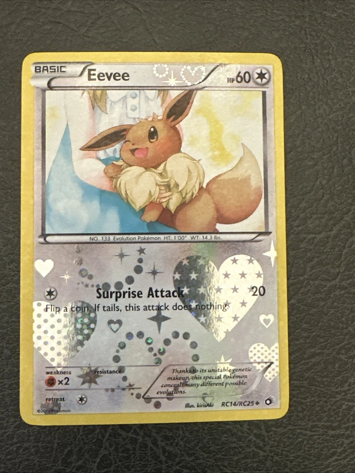 Eevee RC14/RC25 Legendary Treasures: Radiant Collection Holo