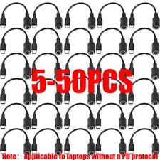 Lot 5-30x for HP DELL 100W 7.4mm Power Adapter Converter Cable To USB-C Port