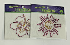 Iron-On Rhinestuds Bling Fabric Dritz 2008 Cl...