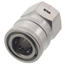 50 3/8" FPT Female Stainless Steel Socket Quick Connect Coupler Pressure Washer