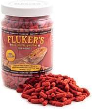 Fluker's Adult Bearded Dragon Pellet Food High Protein 3.4 Oz