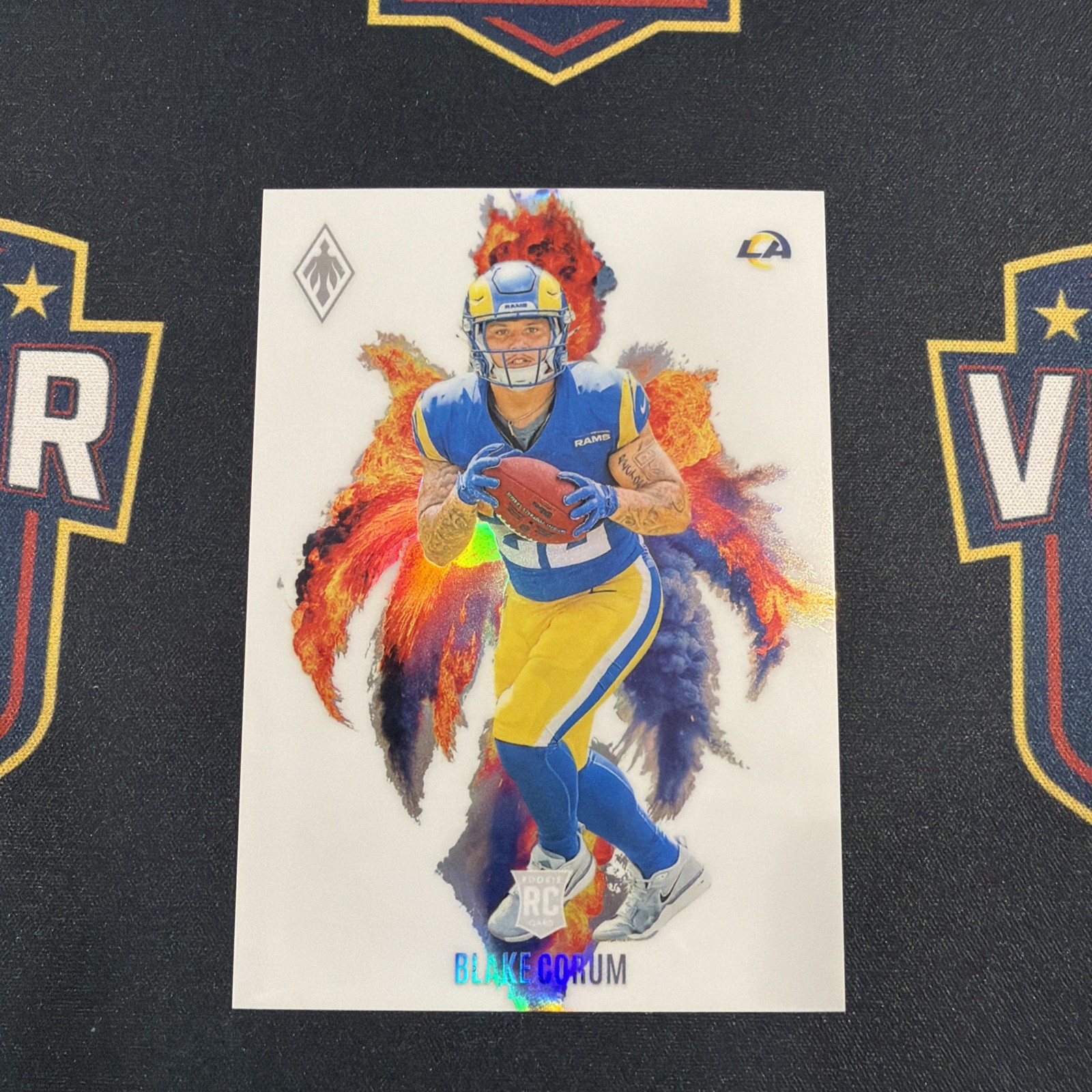 2024 Panini Phoenix - Color Blast Blake Corum #CB-15 (RC)