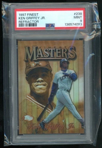 1997 Finest #238 Ken Griffey Jr. Refractors PSA 9 Pop 60