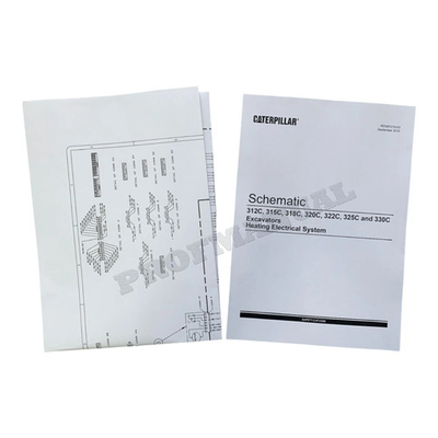#ad Caterpillar Heating Electrical 322C 325C 330C Schematic Service Manual $85.00