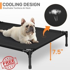 Heeyoo Elevated Dog Bed Canopy Portable Cot Cooling Shade Tent