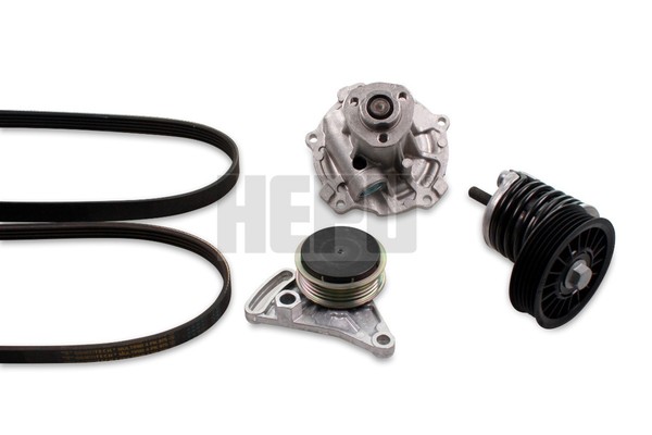 Hepu Wasserpumpe + Keilrippenriemensatz PK05423 FüR A4 Passat VW 3B5 Audi 3B2 A6-image