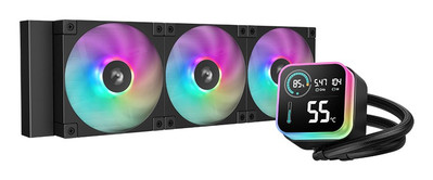 6933412729167 DeepCool LQ360 Prozessor Flüssigkeitskühlung 12 cm Schwarz 1 Stück