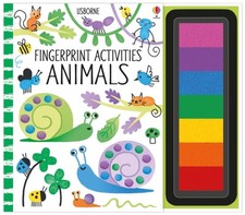 Fingerprint Activities Animals by Fiona Watt (Spiral bound)