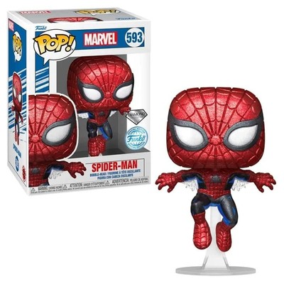 Funko Pop! Marvel Spider-Man - First Appearance Diamond Glitter 80th (US IMPORT)