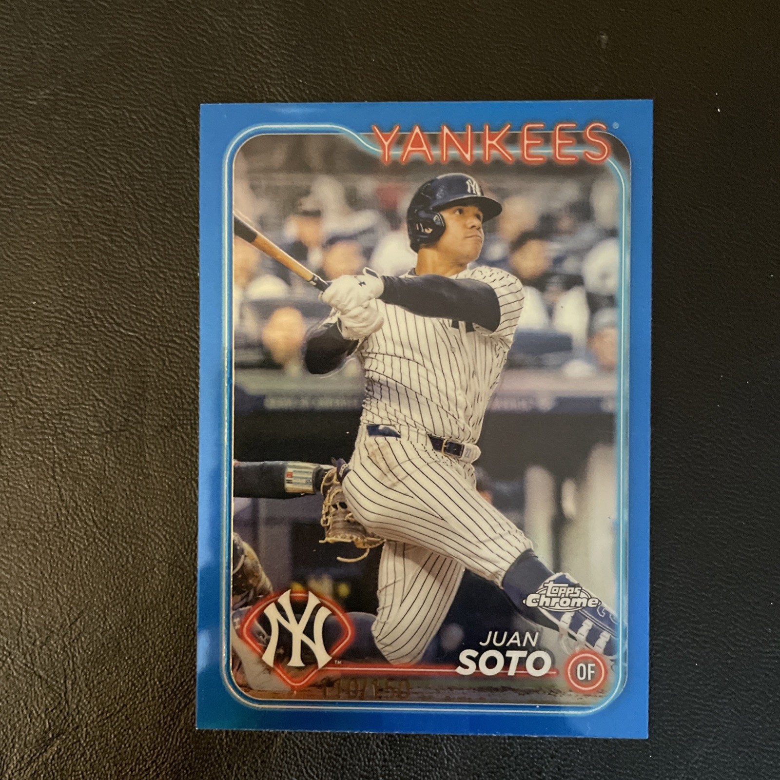 2024 Topps Chrome - True Blue Refractor #150 Juan Soto /150